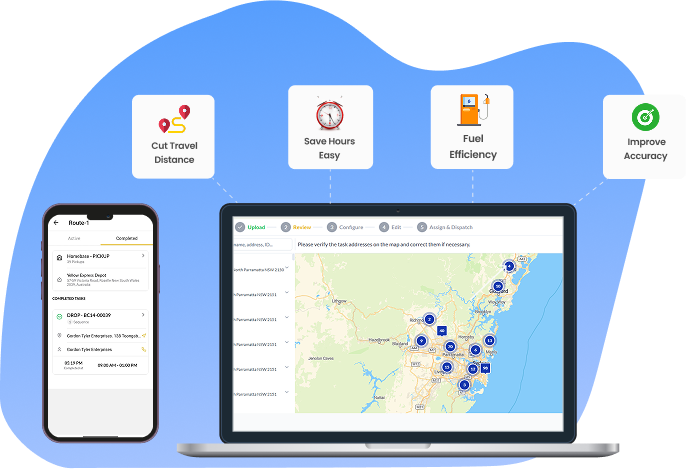 Baato VRS feature Dispatch quickly in 5 easy steps